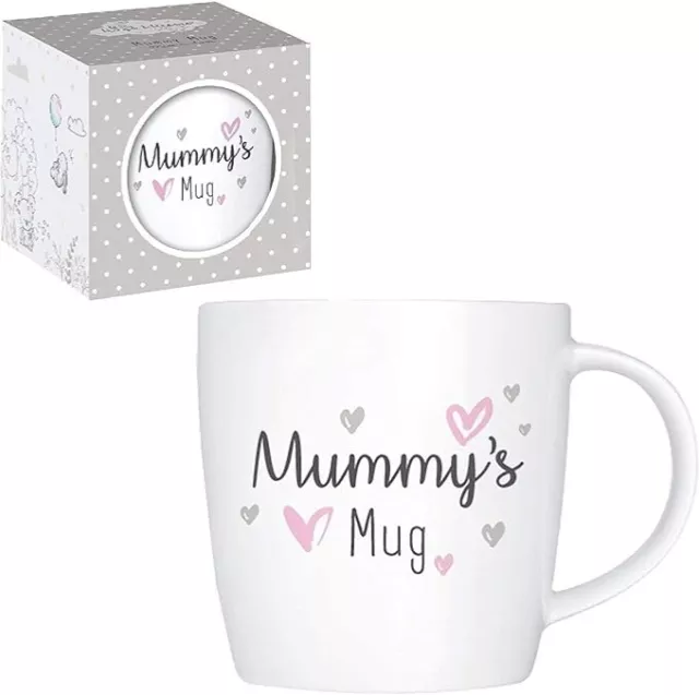 Hugs & Kisses Gift Boxed 'New Parent' Bone China 12oz Mummy's Mug