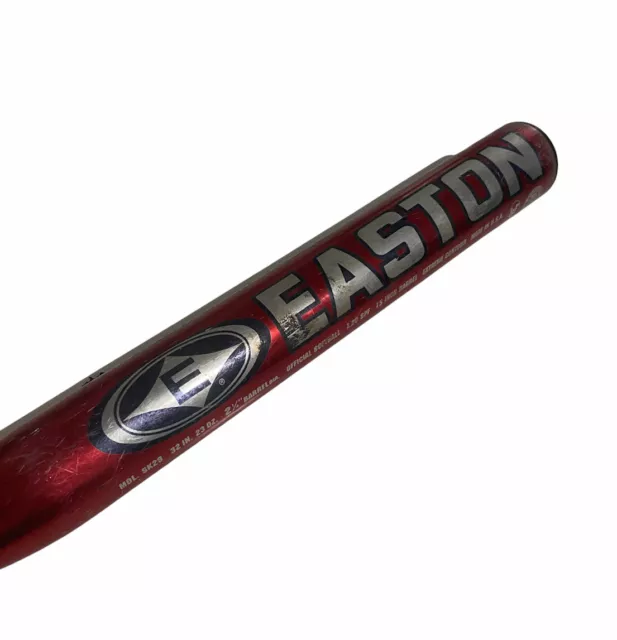 Easton Fast Pich Softball Bat SK29 Official Championship series 32/23 Red Ball