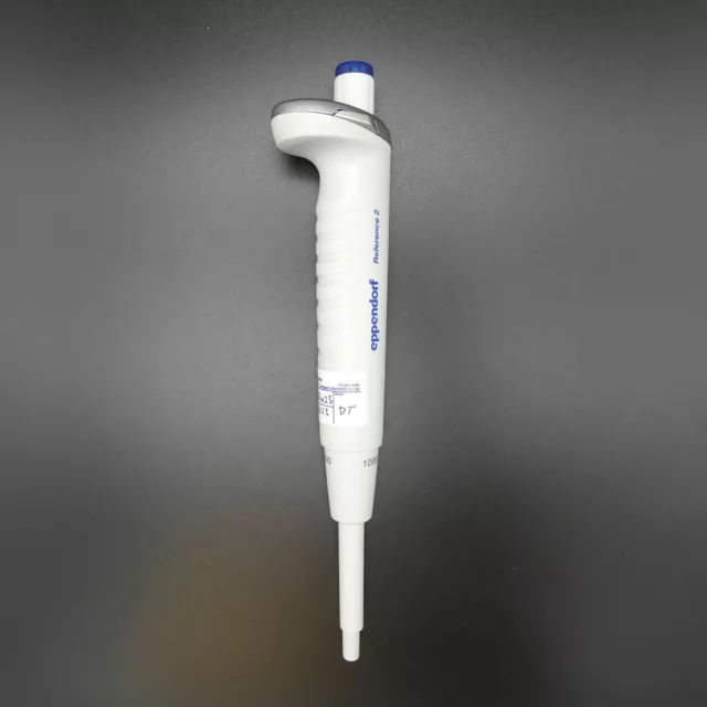 Eppendorf Reference 2 Pipette, 100-1000ul, Single Channel, Blue, w Certificate