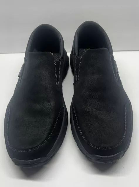 SKECHERS RESPECTED CALUM Men's Slip-on Shoes Size 11.5 Black $28.00 ...