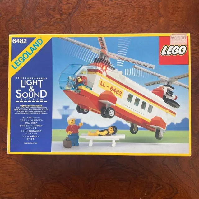 LEGO LEGOLAND Rescue Helicopter 6482 In 1989 New Retired