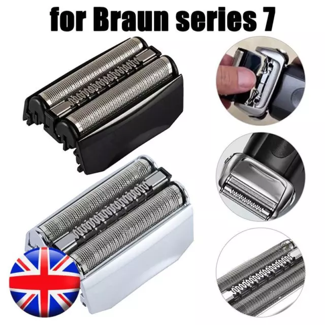 For BRAUN 70S 70B 32S 32B SHAVER REPLACEMENT FOIL CASSETTE SERIES 7 PULSONIC UK