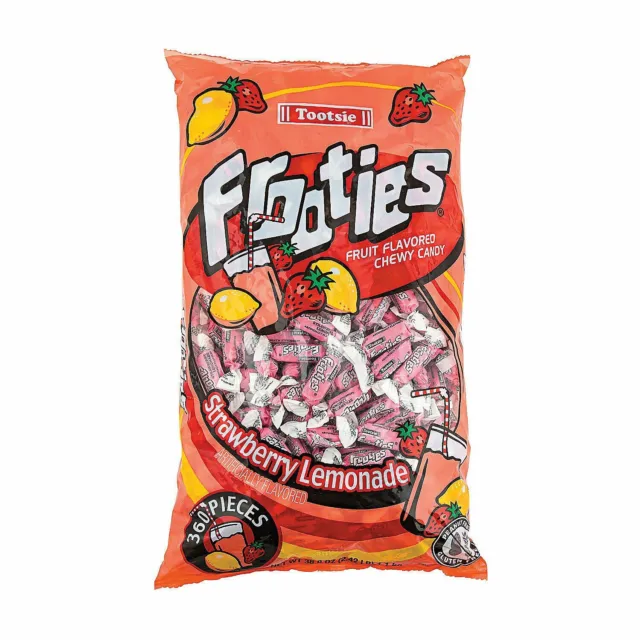 Strawberry Lemonade Mini Tootsie Roll® Frooties® Chewy Fruit Candy, Birthday,