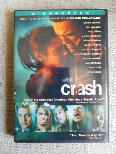 Crash (DVD Widescreen) New Sandra Bullock Ludacris Brendan Fraser Matt Damon