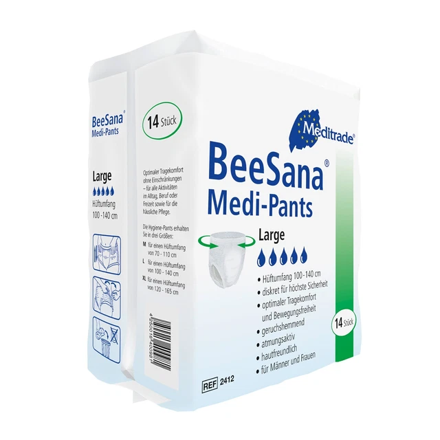 Medi-Pants, Inkontinenzslip, 14 St. Einmalhose X-Large