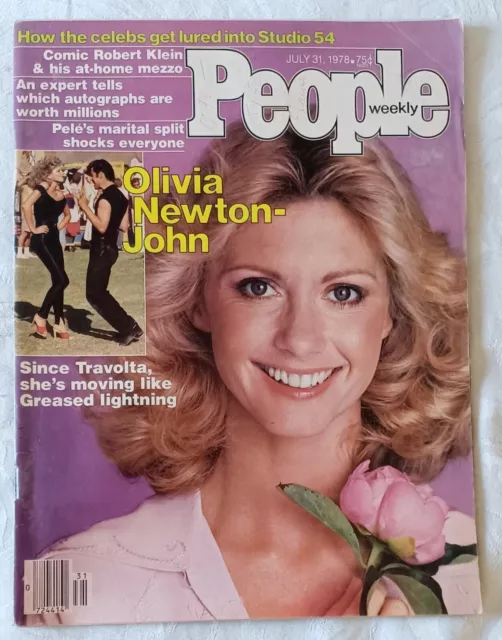 People Magazine July 1978 Olivia Newton-John Grease No Label Excellent Cond Q2