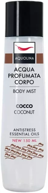 Aquolina Acqua profumata per il Corpo Fragranza Cocco - 150 ml