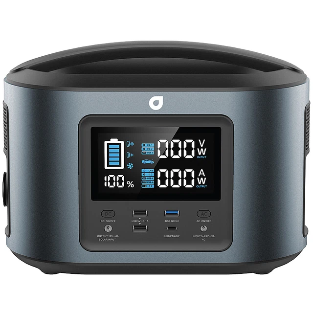 AVIVA M470 PORTABLE POWER STATION - Grey & Black