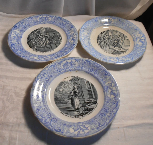Ancienne dinette porcelaine dessins enfantins contes années 50