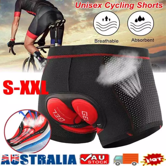5D Gel Padded Short Pants Men Cycling Bike Bicycle Sports Shorts Underwear QT