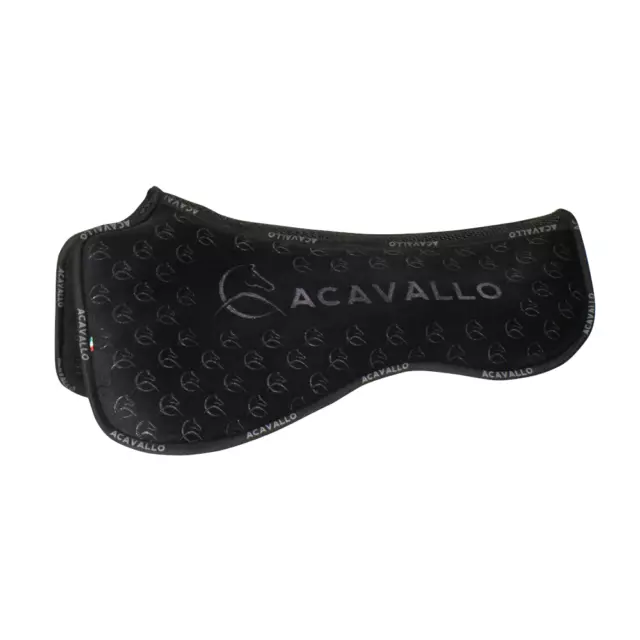 Acavallo CC Gel & Memory Foam Half Pad Lammfell - schwarz