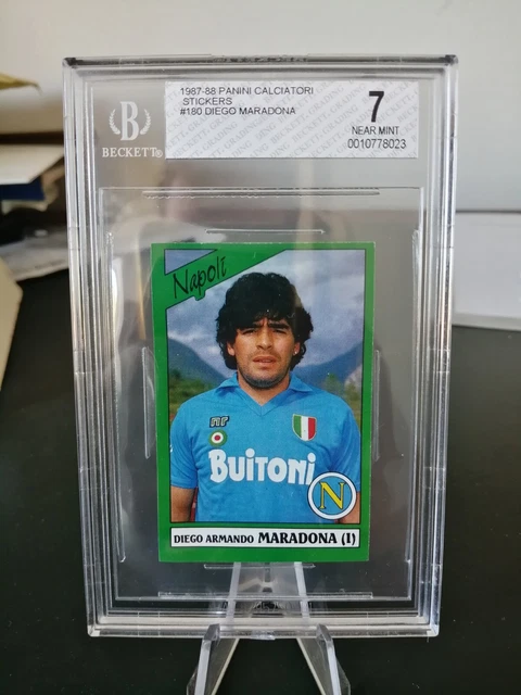 Autocollant Panini Calciatori 1986-87 - Napoli, Maradona N°209 - Rare, Occasion