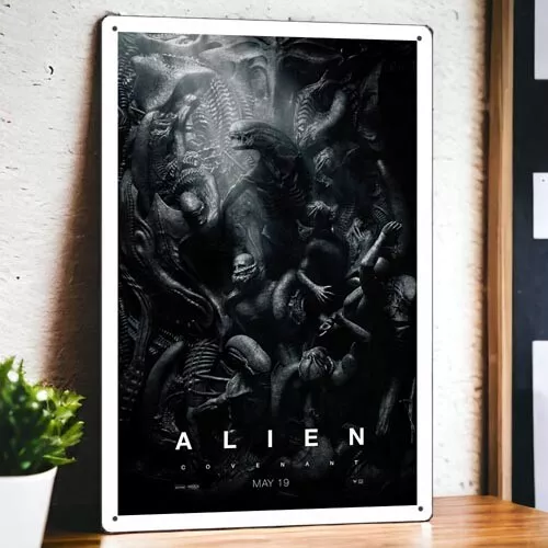 Alien: Covenant (2017) Metal Movie Poster Tin Sign Plaque Film 8"x12"