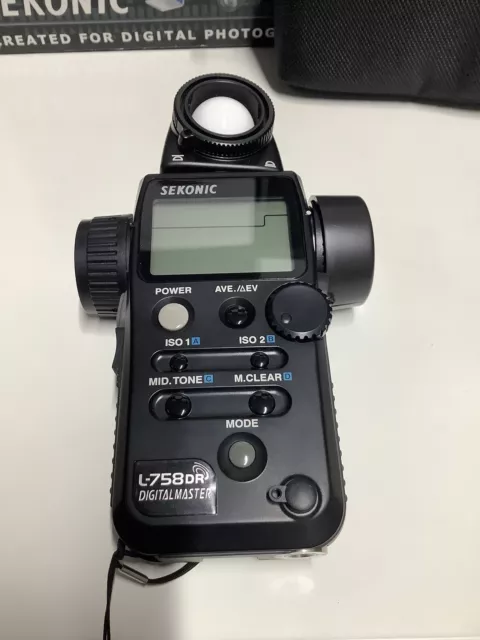 Sekonic Digital Master L-758DR Lightmeter Excellent Condition.