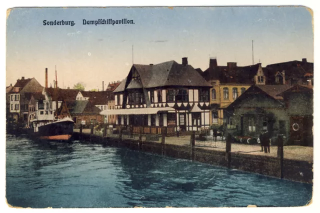 SONDERBURG - BLICK auf den DAMPFSCHIFFPAVILLION (10856/41N)