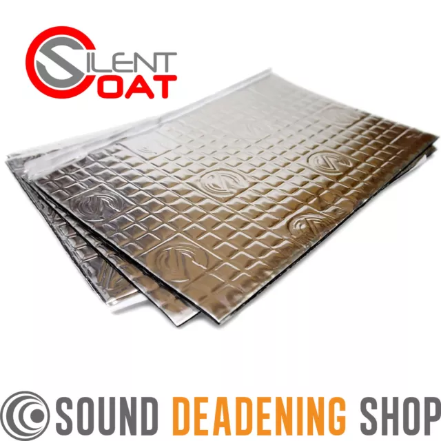 Sound Deadening Silent Coat 2mm Volume Pack 20 Large Sheets Car Proofing Mat