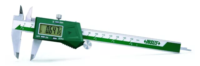 Insize Digital Caliper Standard Type  0-6" 0-150mm (1108-150)