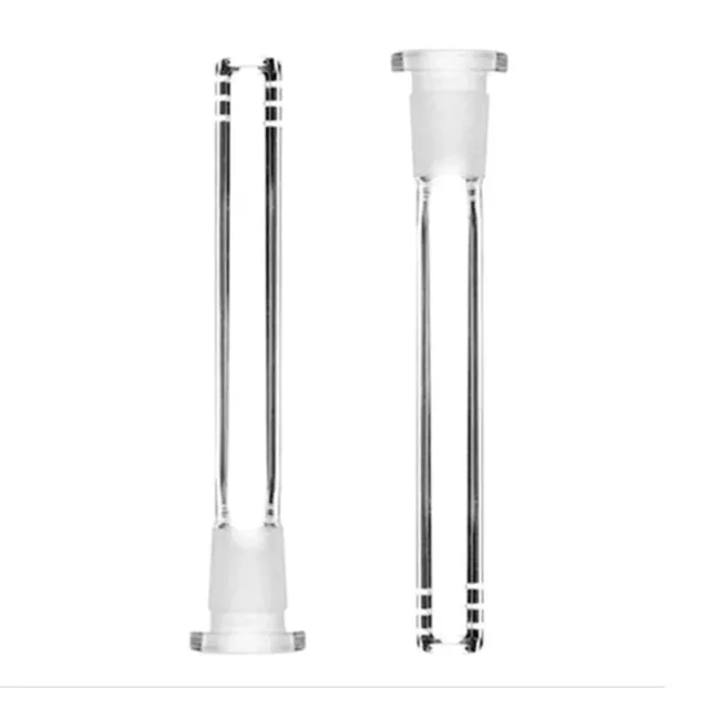 2PCS Glass Tube Diffuser Stem Downsteam Slide Cone Slide Bowl 14mm 18mm joint