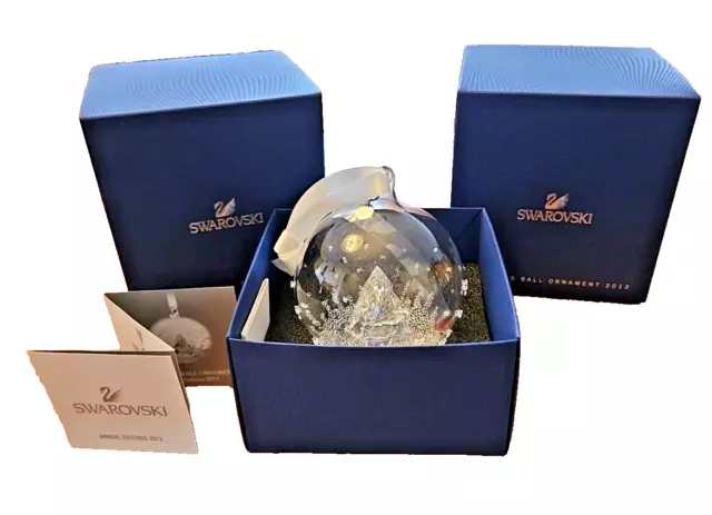 Swarovski 2013 Ball Ornament Christmas Tree Brand New In Box 5004498