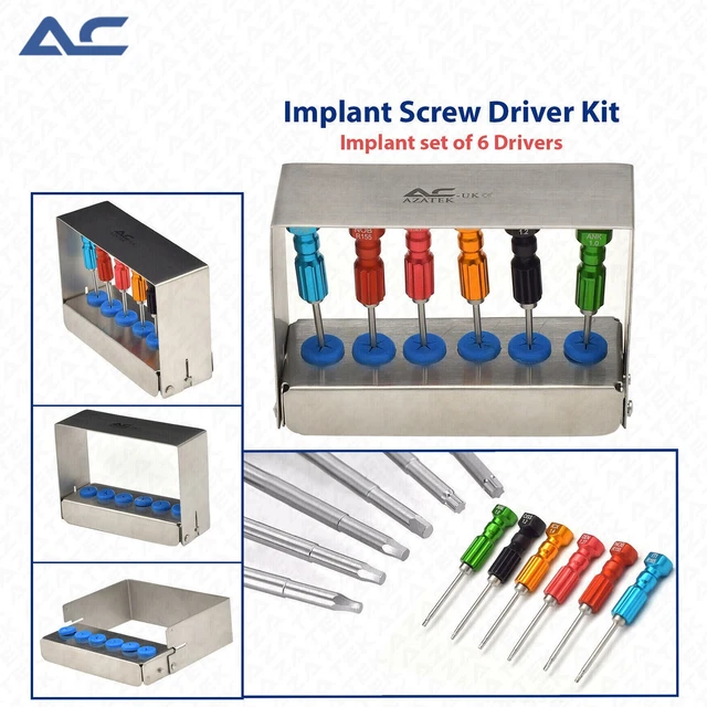 thumbnail image 2 of Azatek Dental Aesthetic Resin Filling Instruments - Set Of 8 With Silicone Handle & Sterilization Cassette 2 of 6