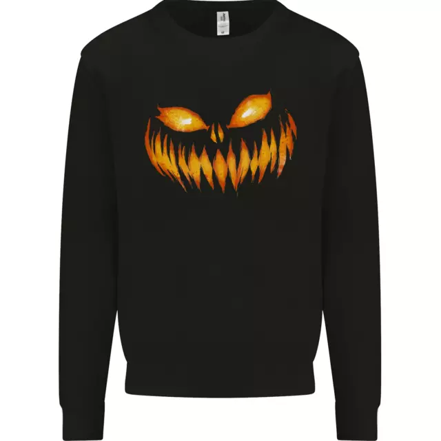 Felpa maglione Pumpkin Face Halloween Horror Spaventosa da uomo