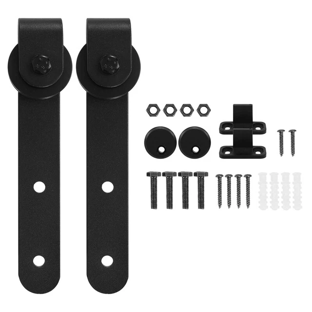 KIT DE QUINCAILLERIE pour Porte de Grange Coulissante pour Armoire Kit