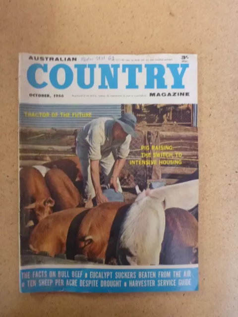 Australian Country Magazine.  October 1966