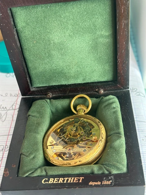 Montre De Poche Hebdomas 8 Jours - Modèle 48mm Vintage, Occasion, Mécanisme à Remontage