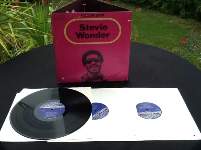 Stevie Wonder Lookin Back  USA 3 LP Vinyl Motown M-804LP3