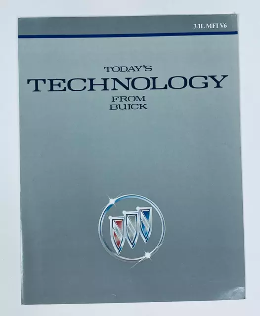 1990 Buick Dealer Showroom Sales Brochure Guide Catalog