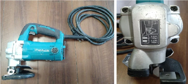 Kit de cizallamiento calibre 10 Makita JS3201 6,2 amperios 3,86 kg placa de acero suave Japón