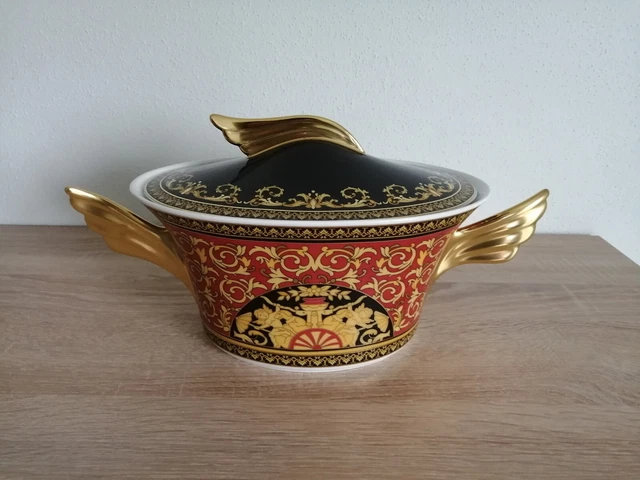 Rosenthal Versace Ikarus Medusa Schüssel mit Deckel