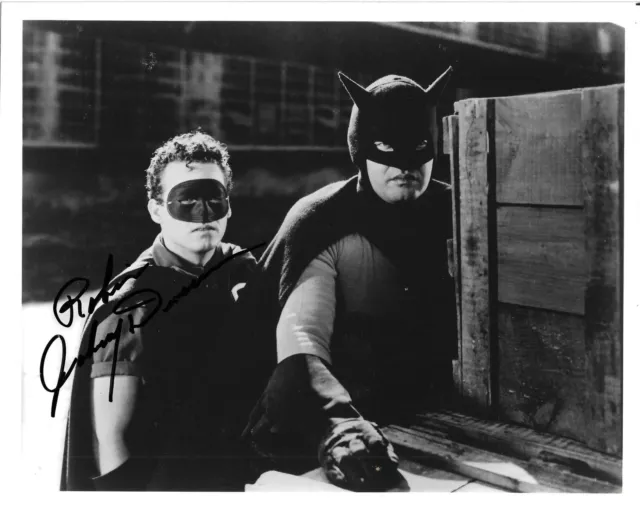 Duncan, Johnny:  Autographed 8"x10" photo – {a] Johnny Duncan / BATMAN & ROBIN