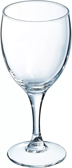6 X Arcoroc Elegance Wine Glass 190 ml 19cl High Quality Unmarked Professional