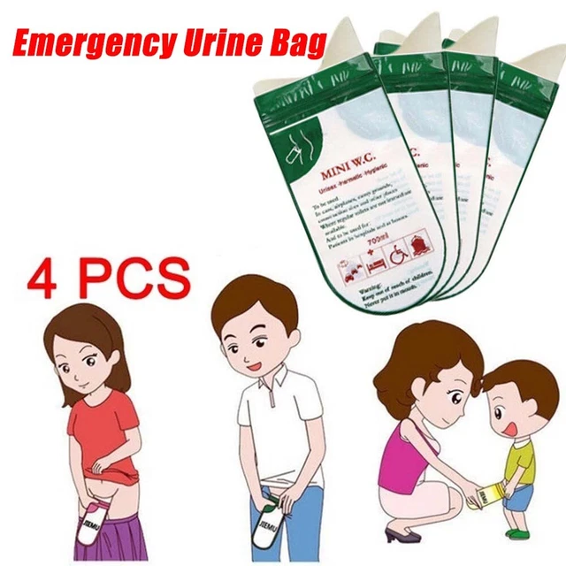 Weiblich Notfall Camping Outdoor Essential Urinbeutel Urinbeutel Pee Bag Urinal