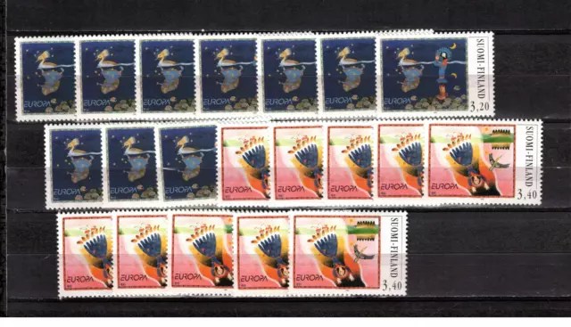 s40547 DEALER STOCK FINLAND MNH** 1997 EUROPA CEPT 2v (X10 SETS)