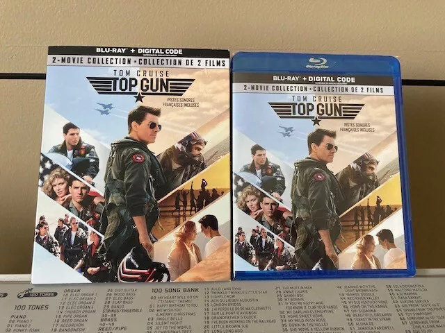 Top Gun / Top Gun Maverick 2 Movie Collection Bluray + Digital  Brand New