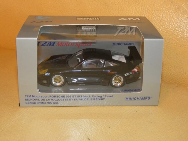 PORSCHE 911 GT3 RS SALON DE LA MAQUETTE 2005 MINICHAMPS 1:43