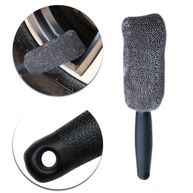 Spazzola 27 * 5 cm maniglia in plastica ruota lavaggio pneumatici auto magazzino più recente