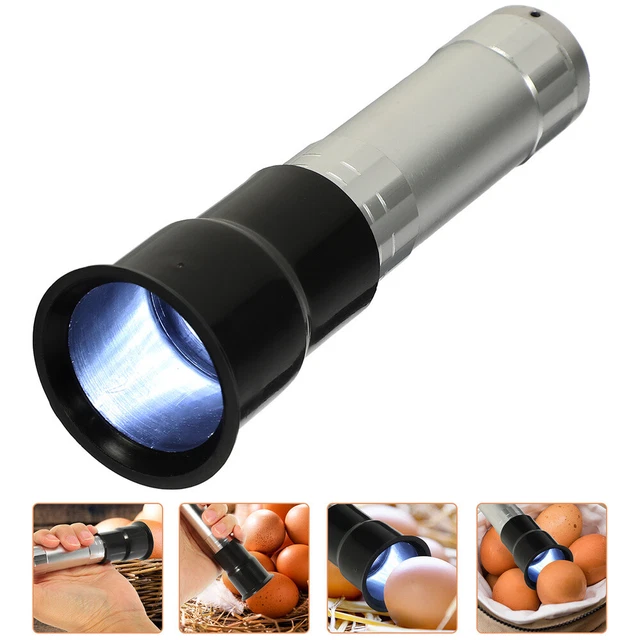 Egg Candler Tester Incubator Rechargeable LED Flashlight Egg Hatching Light