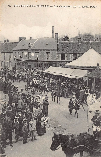 CPA Dept 60 Oise - Neuilly en Thelle le Carnaval du 14 April 1907