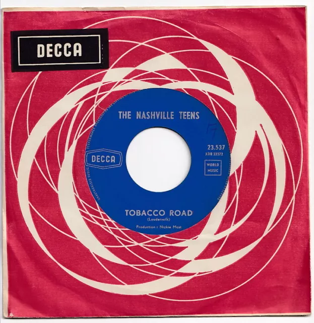The NASHVILLE TEENS * 1964 UK MOD BEAT R&B GARAGE * Belgian 45 * Listen!