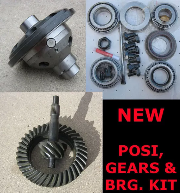 8" Ford Trac-Lock Posi - Gear - Bearing Kit Package - 3.80 Ratio - 8 Inch NEW