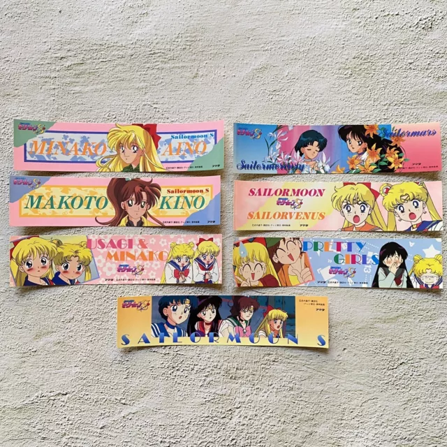 Sailor Moon S Japanese Sticker Card Lot Seal Amada anime comic NAOKO TAKEUCHI