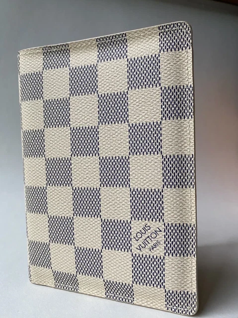 Louis Vuitton White Damier Passport Holder