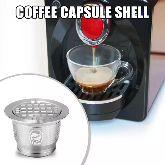 Pour capsules café acier inoxydable Nespresso Capsules expresso réutilisables r√