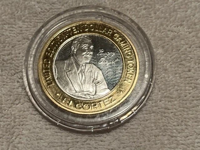 Silver Strike Casino Token El Cortez, Bugsy Siegel, Gaming Token