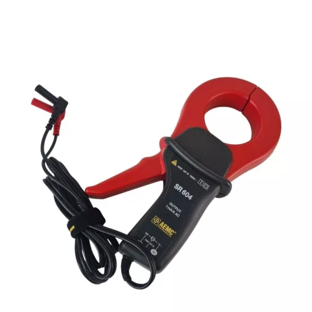 600V Cat III 1000A Sr 604 Aemc Instruments Current Clamp USED