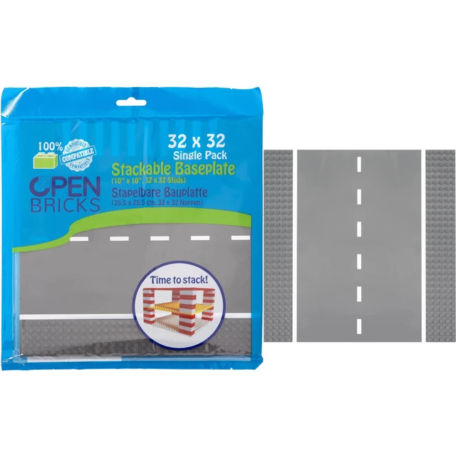 Plaques de construction Briques Base Route Voiture de 26 cm Jeux et Jouets Blocs