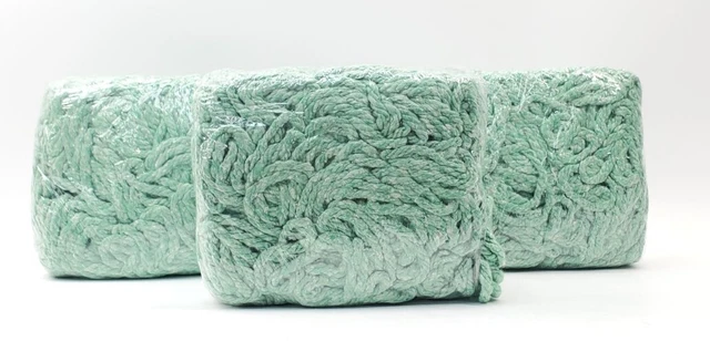 Lot of 3 Wet Mop: Rubbermaid Green Super Stitch Large FGD25306GR00